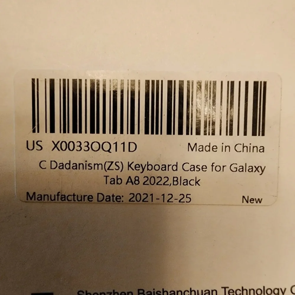 New Samsung keyboard tablet case Samsung A8 - Picture 3 of 3